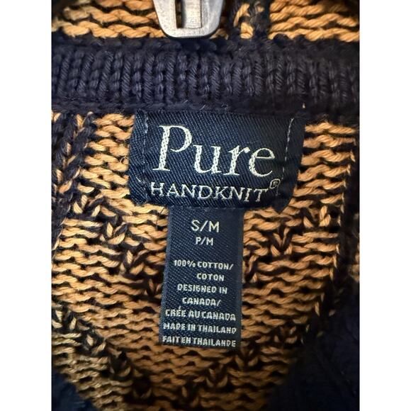 Pure Hand Knit Cardigan Women Size S/M - Picture 6 of 6